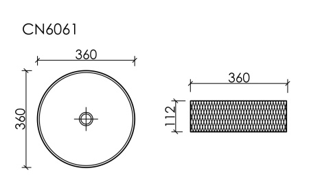 Раковина стеклянная Ceramica Nova CRISTAL CN6061 40х40 накладная цвет розовый без отверстий под смеситель